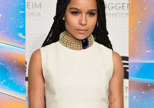 Zoe Kravitz posing for a picture