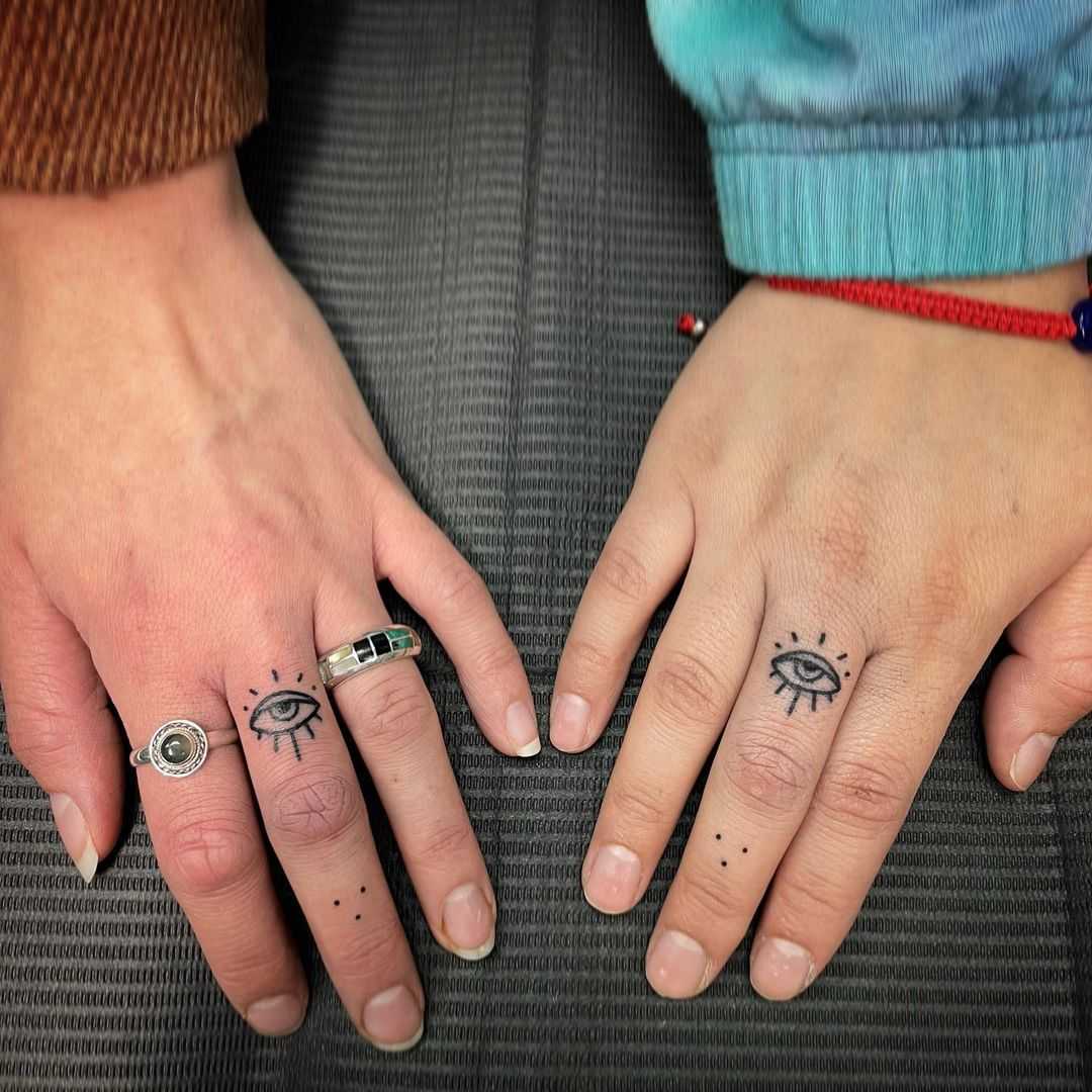 50 Matching Couple Tattoo Ideas To Try with Your Significant Other - Hairstylery