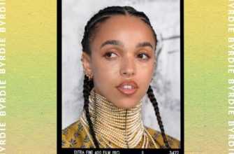 FKA twigs posing for the camera
